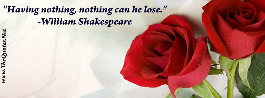 Shakespeare Quotes Facebook cover